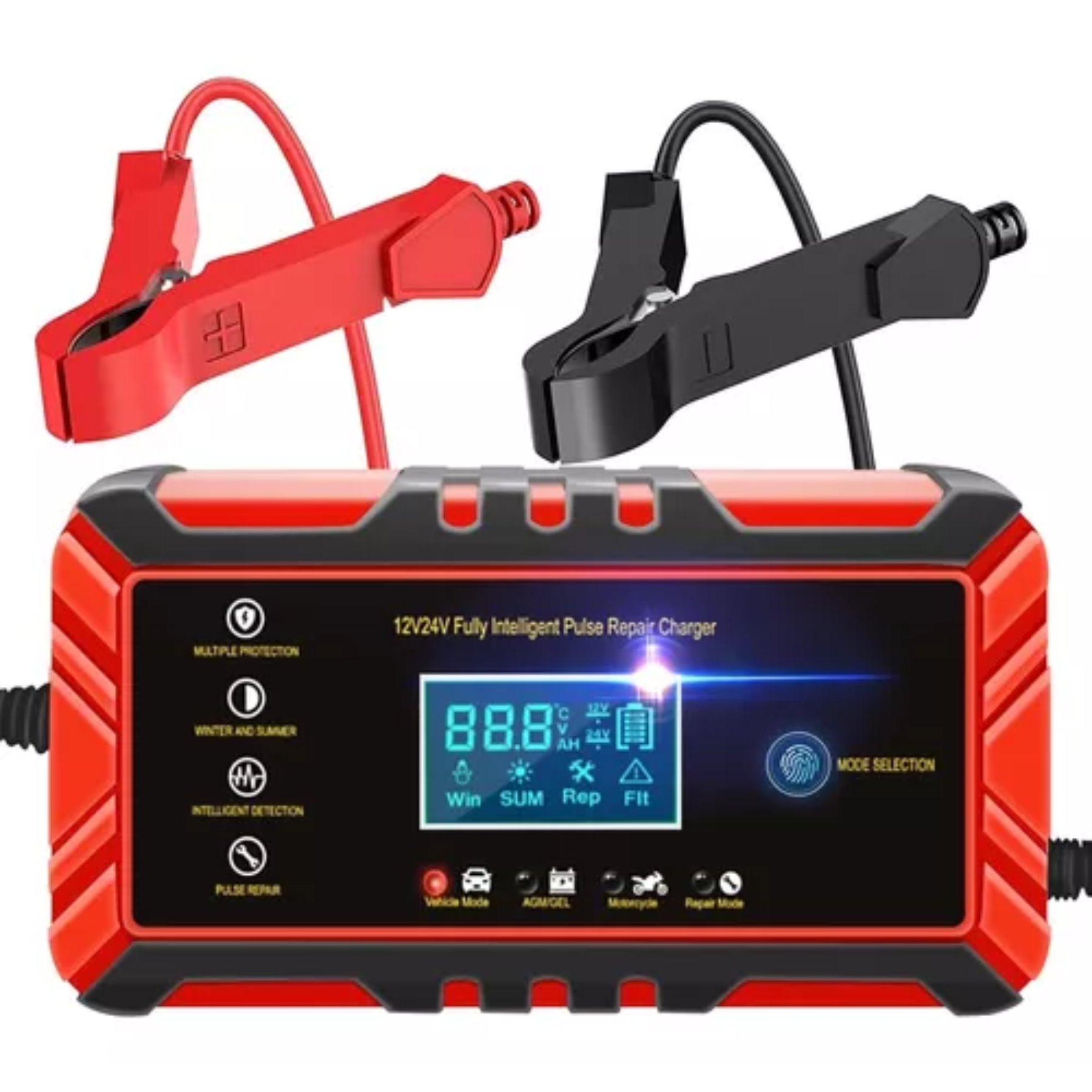 Cargador de Bateria Digital 12V y 24 V